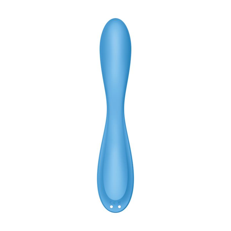 Vibrador G Spot Flex 4 con APP Satisfyer Connect Azul