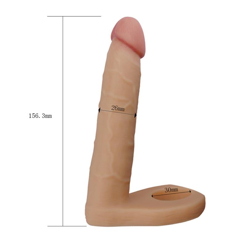 Dildo The Ultra Soft Double 625 Natural