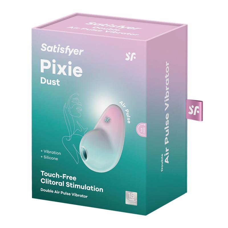 Pixie Dust Succionador de Clitoris con Vibracion Menta Rosa