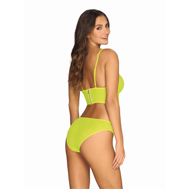 Neonia Set de 2 Piezas con Cremallera Amarillo Neon