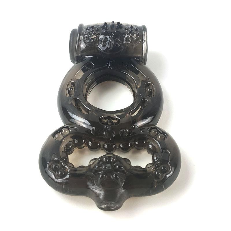 Anillo para el Pene con Vibracion Negro