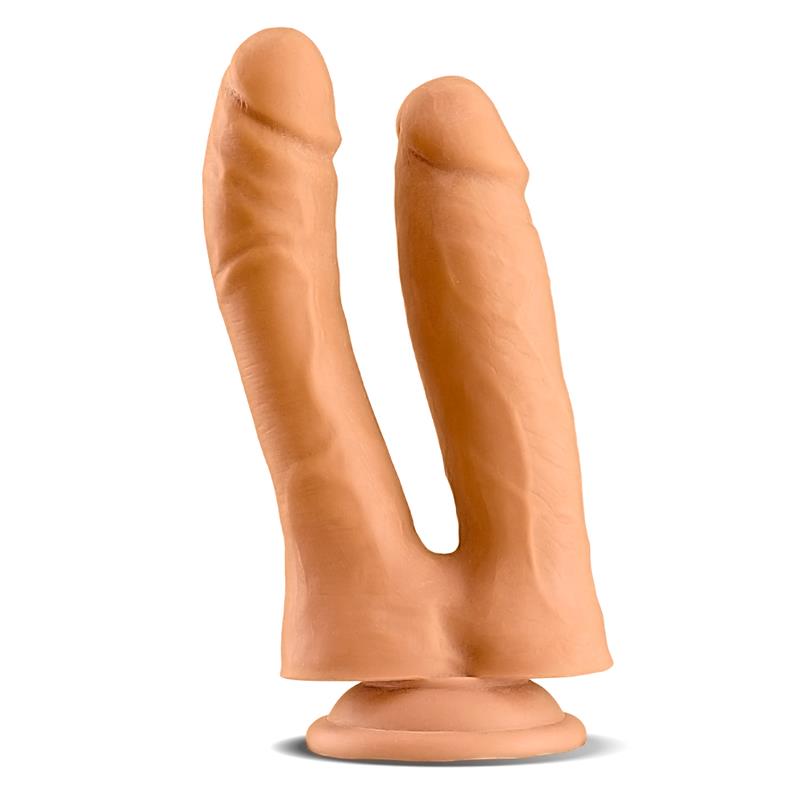 Twin Dildo Doble Realista 71 Natural