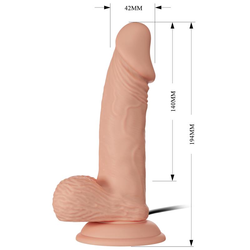 Vibrador Realista 76 Control Remoto