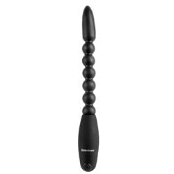 Anal Fantasy Collection Flexa Pleaser Power Beads - Black Color