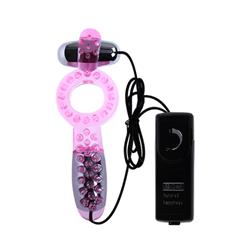 Anillo Vibrador Doble Couple Collection Rosa