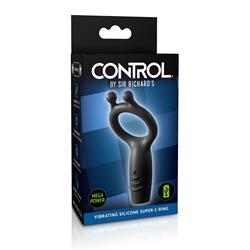 Rechargeable Silicone Vibrating Ring Control Vibrating Super C-Ring