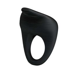 Black Thimble Vibrating Ring