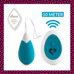 Anna Remote Control Vibrating Egg USB Deep Green