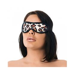 Leopard Print Eye Mask One Size